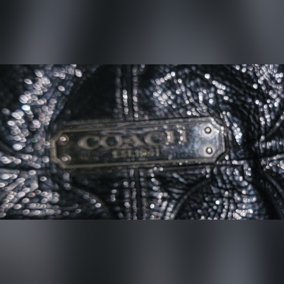 Coach Factory Black Patent Leather Tote - Picture 7 of 7